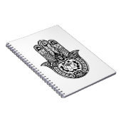 Inspiriertes Hamsa Symbol Notizblock (Rechte Seite)