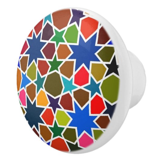 Inspiriertes Hartglas Keramikknauf (Rechts)