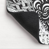 Inspiriertes Herz-Gekritzel Mousepad (Ecke)