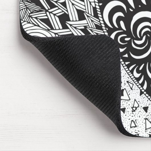 Inspiriertes Herz-Gekritzel Mousepad (Ecke)