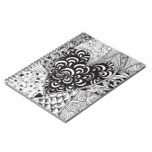 Inspiriertes Herz-Gekritzel Notizblock (Linke Seite)