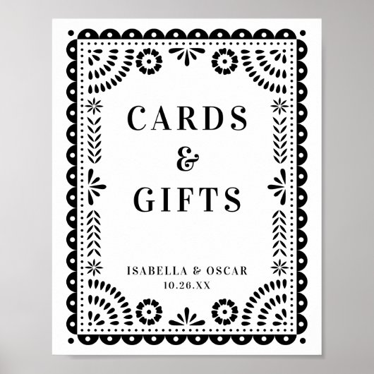 Inspiriertes Hochzeitszeichen Poster (Vorne)