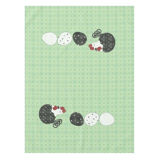 Inspiriertes Hühnertuch Tischdecke (Vorderseite)