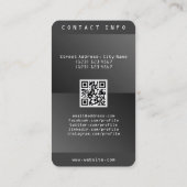 Inspiriertes intelligentes APP modernen Cyber Tech Visitenkarte (Rückseite)