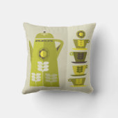 Inspiriertes Kaffeepukissen aus der Mitte des Jahr Kissen (Rückseite)