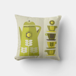 Inspiriertes Kaffeepukissen aus der Mitte des Jahr Kissen