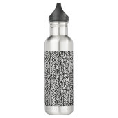 Inspiriertes künstlerisches Stammes- Muster Trinkflasche (Links)