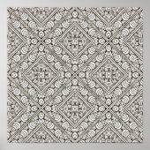 Inspiriertes Muster 2 Poster (Vorne)