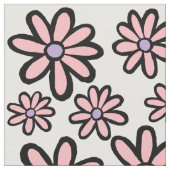 Inspiriertes Muster der Blume Power-Muster der 70e Stoff (Nahaufnahme)