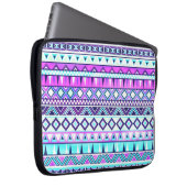 Inspiriertes Muster des Azteken Laptopschutzhülle (Vorne Rechts)