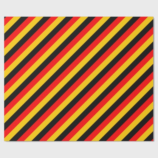 Inspiriertes Muster für Farbstreifen in Deutschlan Geschenkpapier (Flach)