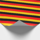 Inspiriertes Muster für Farbstreifen in Deutschlan Geschenkpapier (Ecke)