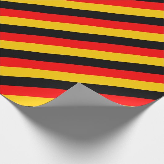 Inspiriertes Muster für Farbstreifen in Deutschlan Geschenkpapier (Ecke)
