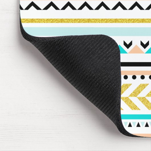 Inspiriertes Muster für zeitgenössische geometrisc Mousepad (Ecke)