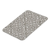 Inspiriertes Muster Magnet (Linke Seite)