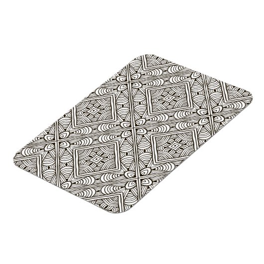 Inspiriertes Muster Magnet (Linke Seite)