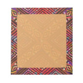 Inspiriertes Muster Notizblock (Vorderseite)