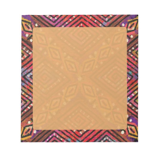 Inspiriertes Muster Notizblock (Vorderseite)