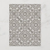 Inspiriertes Muster Postkarte (Vorderseite)