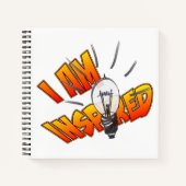 Inspiriertes Notebook Notizblock (Vorderseite)