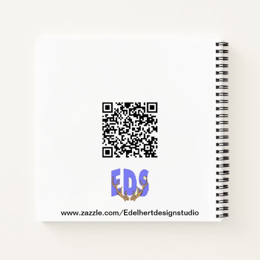 Inspiriertes Notebook Notizblock (Rückseite)