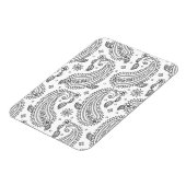 Inspiriertes Paisley-Design Magnet (Linke Seite)