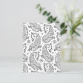 Inspiriertes Paisley-Design Postkarte (Stehend Vorderseite)