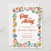 inspiriertes Probe-Dinner der 70er Jahre Einladung (Vorderseite)