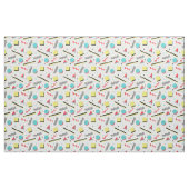 inspiriertes Retro nahtloses Muster 90s Stoff (Fat Quarter (45,7 x 55,9 cm))