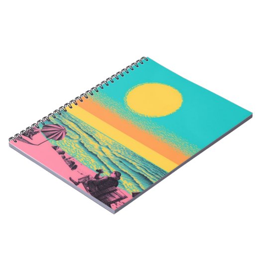 inspiriertes Retro-Notebook Notizblock (Linke Seite)