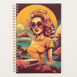 inspiriertes Retro-Notebook Planer