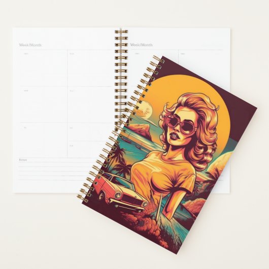 inspiriertes Retro-Notebook Planer (Anzeige)