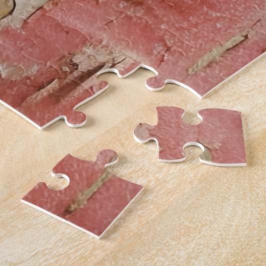 Inspiriertes Rosa Blumengrundierung Puzzle (Seite)