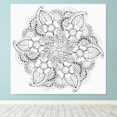 Inspiriertes Round-Element 6 Leinwanddruck (Insitu (Holzboden))