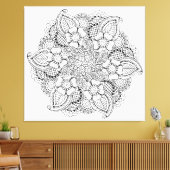 Inspiriertes Round-Element 6 Leinwanddruck (Insitu (Wohnzimmer))