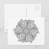 Inspiriertes Round-Element Postkarte (Vorne/Hinten)