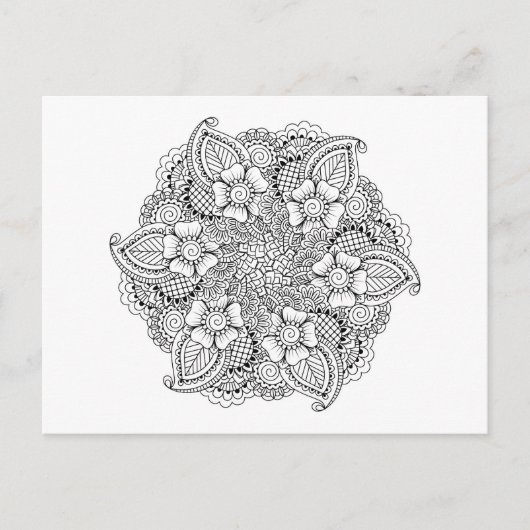 Inspiriertes Round-Element Postkarte (Vorderseite)