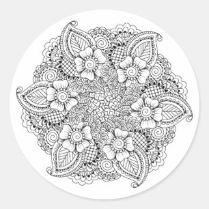 Inspiriertes Round-Element Runder Aufkleber