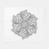 Inspiriertes rundes Element Fleecedecke (Vorderseite (Horizontal))
