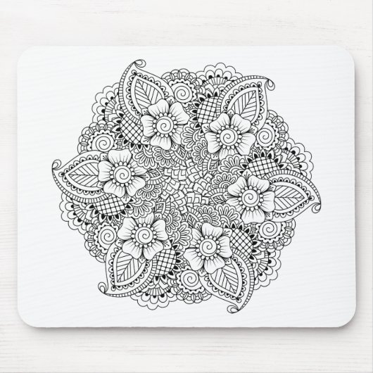 Inspiriertes rundes Element Mousepad (Vorne)