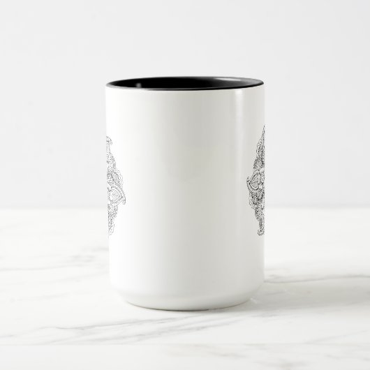 Inspiriertes rundes Element Tasse (Zentrum)