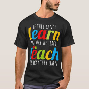 Inspiriertes SPED-Teacher-Zitat für besondere Bil T-Shirt