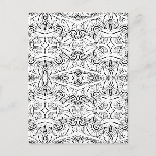 Inspiriertes Stammbaukonzept Postkarte (Vorderseite)