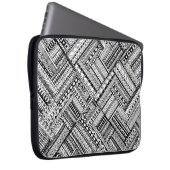 Inspiriertes Stammes- Kunst-Muster Laptopschutzhülle (Vorne Rechts)