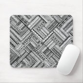 Inspiriertes Stammes- Kunst-Muster Mousepad (Mit Mouse)