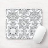 Inspiriertes Stammes- künstlerisches Muster Mousepad (Mit Mouse)