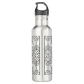 Inspiriertes Stammes- künstlerisches Muster Trinkflasche (Rückseite)