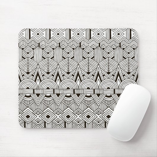 Inspiriertes Stammes- Muster Mousepad (Mit Mouse)
