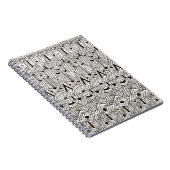 Inspiriertes Stammes- Muster Notizblock (Rechte Seite)