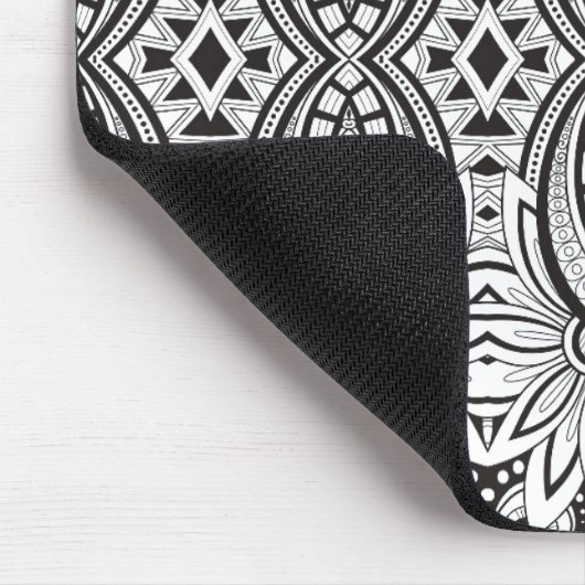 Inspiriertes Stammes- Zeichnen Mousepad (Ecke)